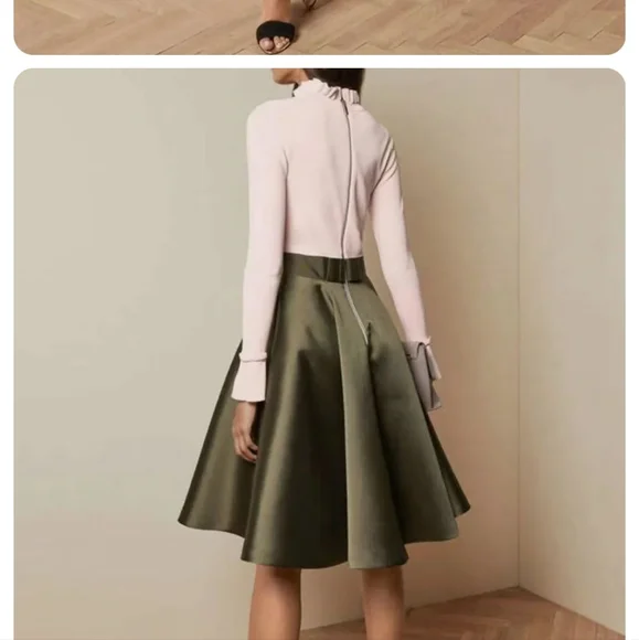 short homecoming dresses with long sleeves Velvi Long-Sleeve Short Homecoming Dress Rhodes White / XSmall
